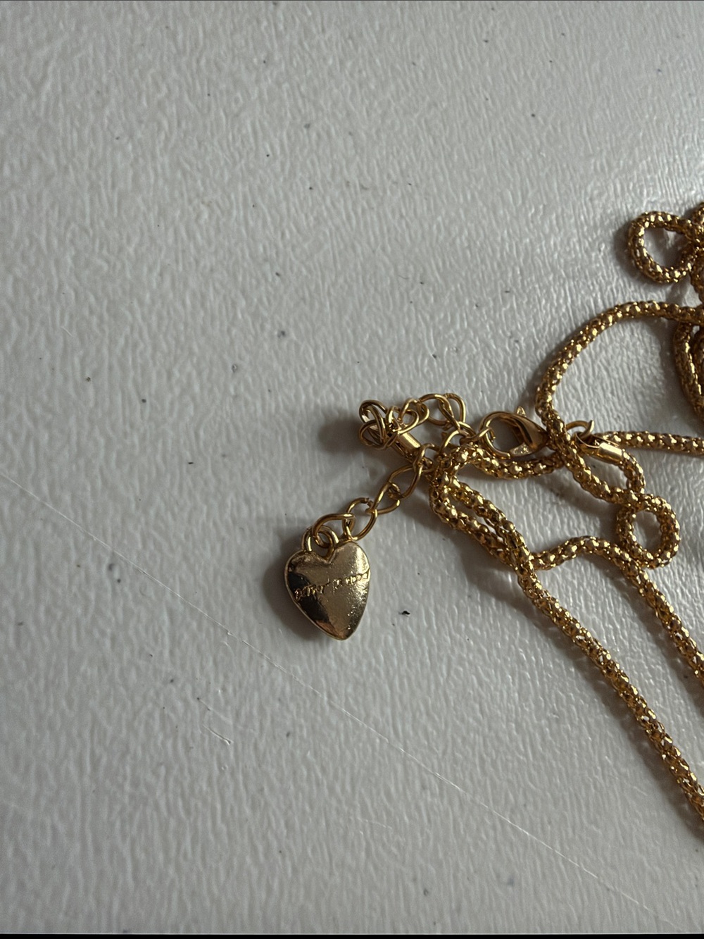 Betsey Johnson Gold-Tone Teal Floral Shoe Pendant Necklace - Picture 5 of 8